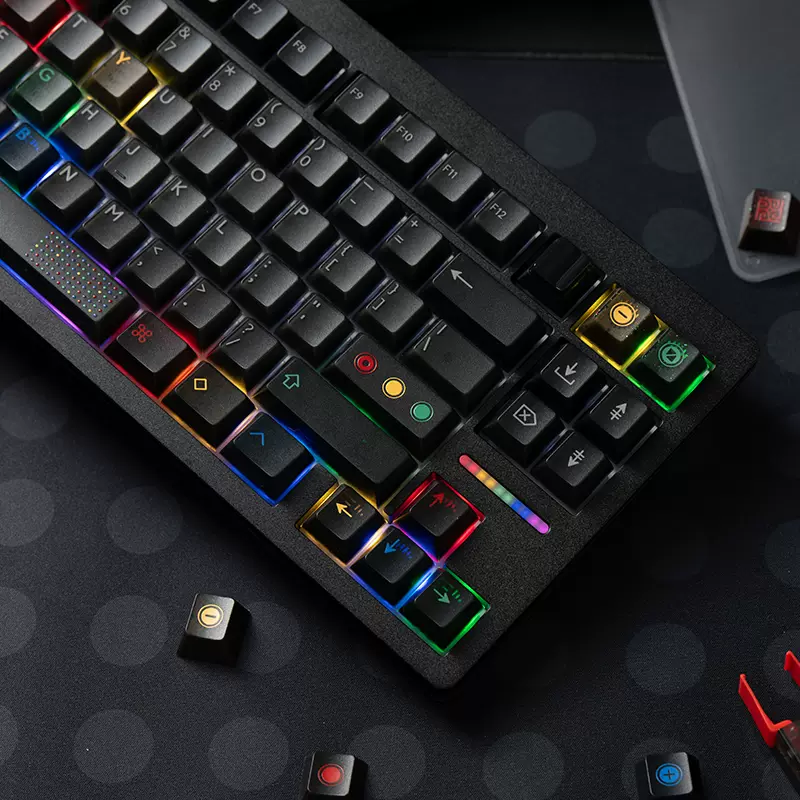 キーボード PBTfans Retro Dark Lights R2 Artisan PBTfans