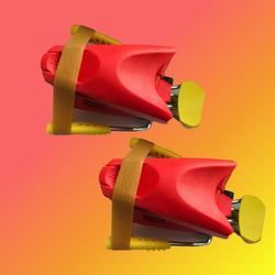 Ski Snow Rake Straps, Double-Board Thickened and Widened Durable Fixed Release Device Accessories, Waxing Rubber Band Maintenance Tools