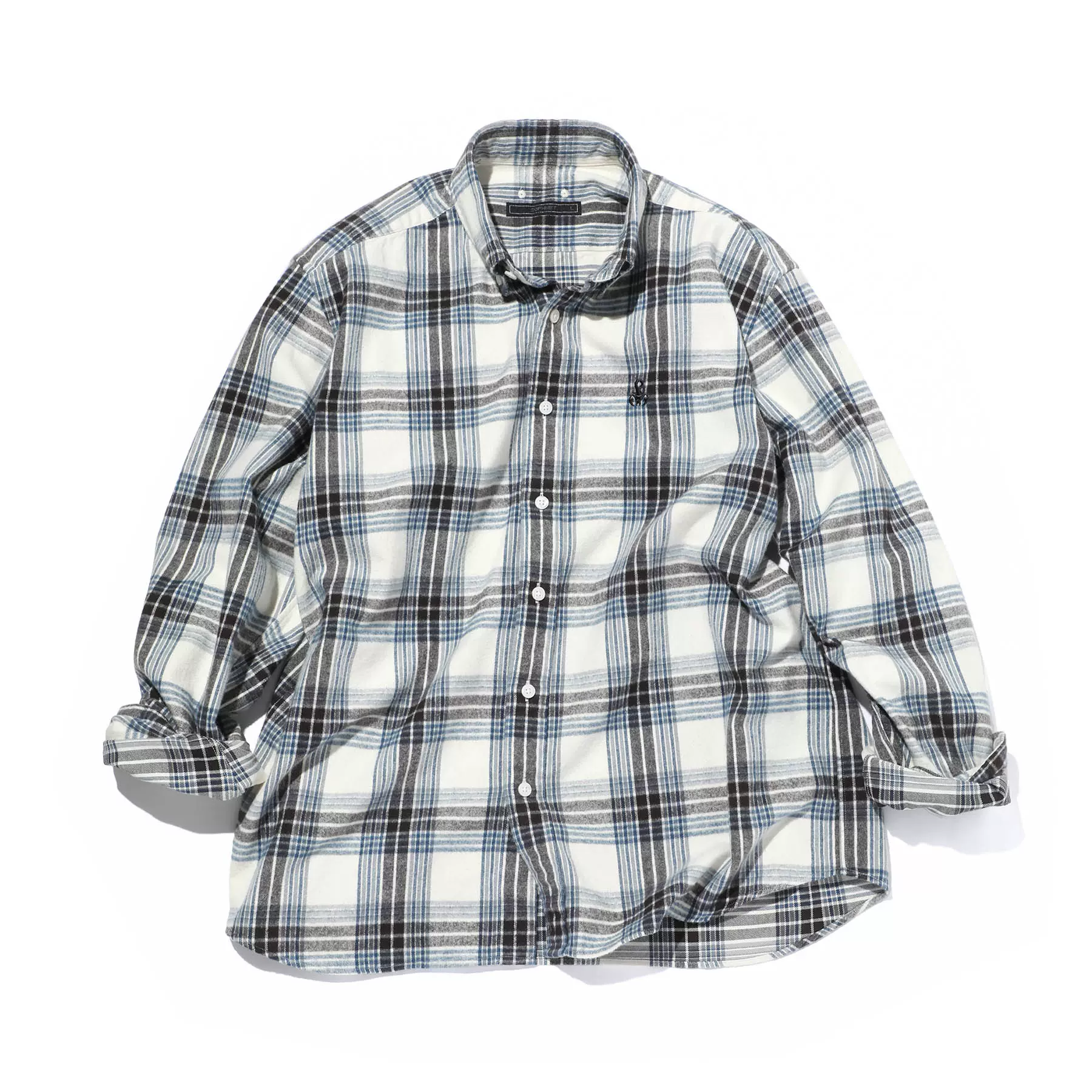 SOPHNET. FLANNEL CHECK SCORPION BIG BD SHIRT 衬衫-Taobao