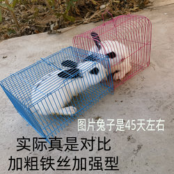 Rabbit Cage, Transport Cage, Small Rabbit Cage, Small Pillow Cage, Small Bird Cage, Portable Parrot Cage, Ring Cage, Bird Training Cage for Market Stalls