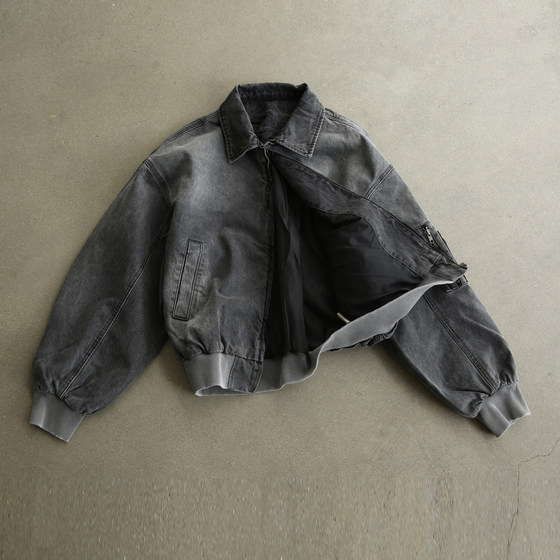 
SOUTHPAW+1 Men's Clothing Store Autumn New Products Youth Daily Workwear Casual Old Washing Cowboy Jacket Jacket