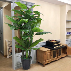 Artificial Plants, Fake Potted Plants, Indoor Decoration, Trendy Floor-Standing Artificial Green Plants, Fake Trees, Living Room Landscaping, Banana Tree