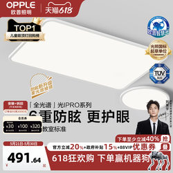 Op Lighting Smart Light Full Spectrum Led Eye Protection Living Room Lamp Children's Room Study Ceiling Lamp Smart Lighting Tc
