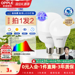 Op Led Light Bulb Full Spectrum High Color Rendering Energy-Saving Household High-Power Ultra-Bright E27E14 Screw-Mount Light Source Qp