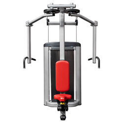 Yulong Straight Arm Chest Clamp Strength Trainer Reverse Butterfly Machine Back Broad Muscle Commercial Gym Chest Expansion Arm Fitness