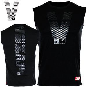 
VSZAP Fitness MMA Sleeveless T-shirt Sports Fighting Sanda Training Sweat-absorbing Elastic Vest Fighting UFC Muay Thai Men