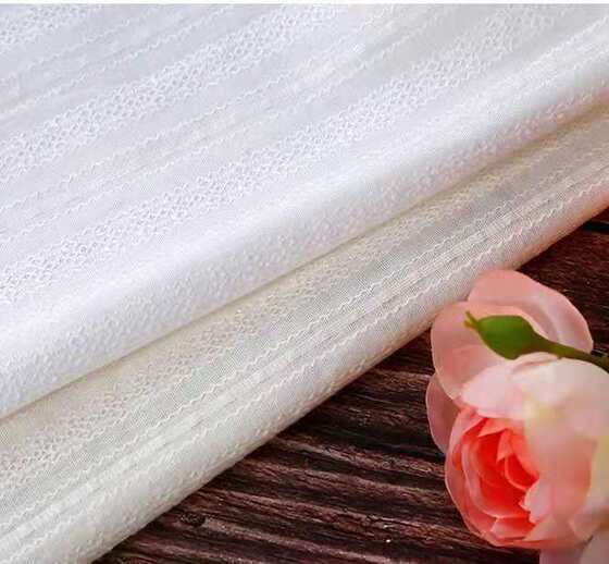 Thin pure cotton jacquard fabric small fresh forest fabric OB11 Keer BJD dress shirt