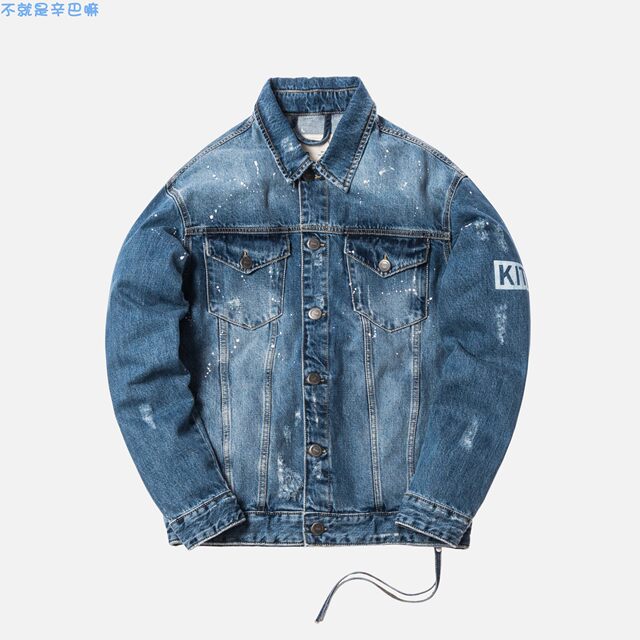 Domestic spot KITHLAIGHTDENIMJACKET denim jacket denim 18ss