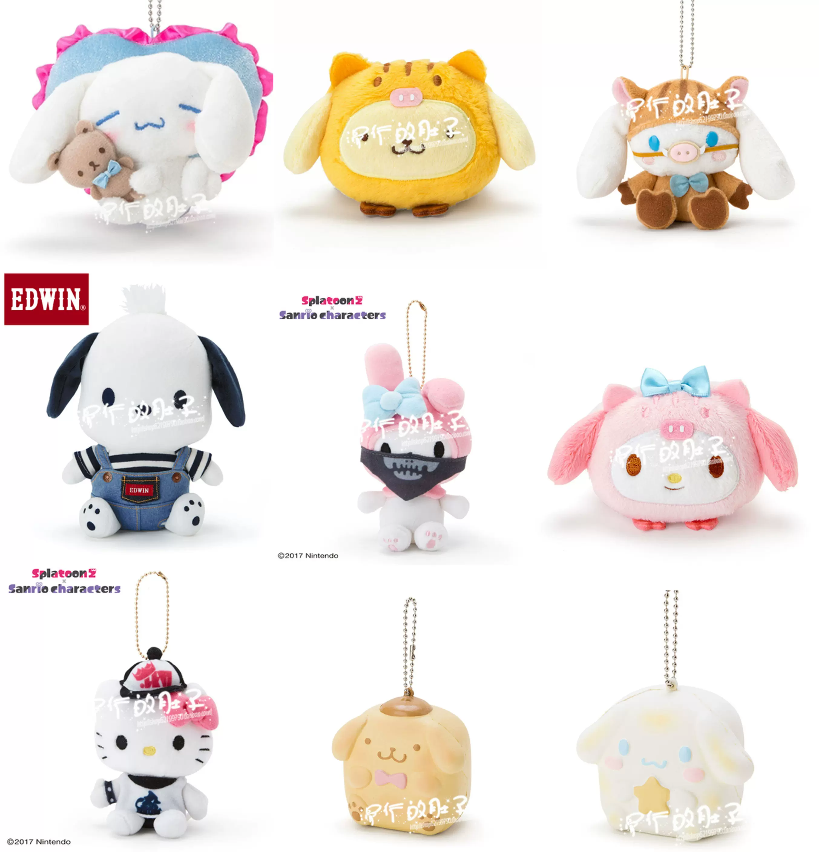 現貨】日本Sanrio 三麗鷗人物毛絨Edwin Splatoon 15週年