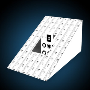 Focus test card running focus test diagram SLR camera digital camera DV camera focusing high -precision test chart