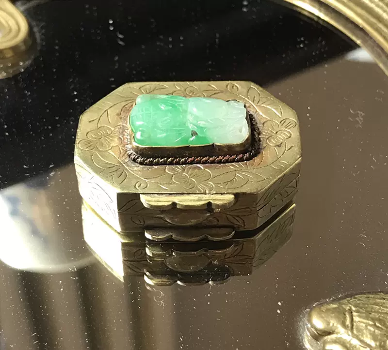 中国　銀製硯　烏銀　古董品？！ 中国 銀製硯 烏銀 古董品？！ - メルカリ