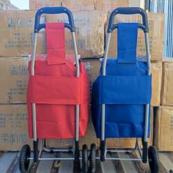 New Family Grocery Shopping Trolley Shopping Trolley Household Elderly Lightweight Trolley Foldableing Trolley Portable