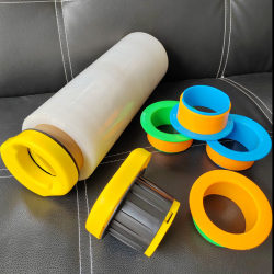 Stretch film protective handle bracelet film puller