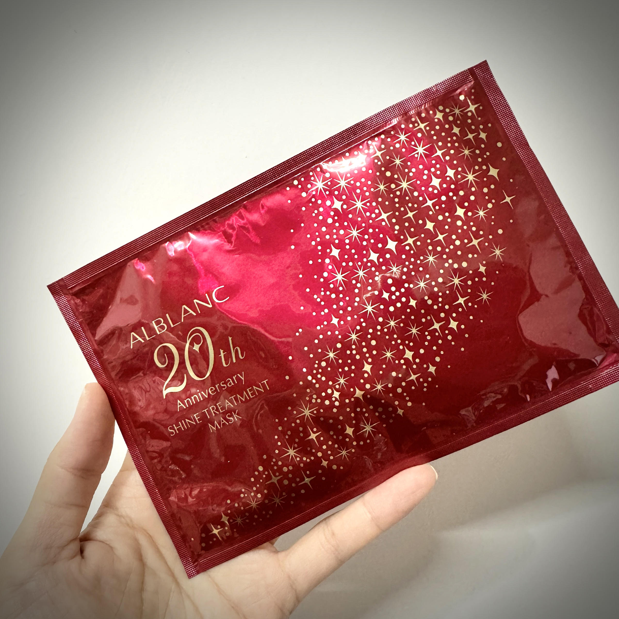 sofina苏菲娜alblanc20周年限定润白3d立体集中修护面膜33ml/片