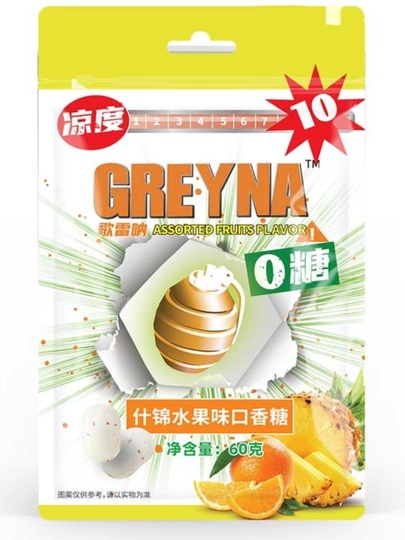 Grenades Greyna Explosive Gum Wild Mint - 60g