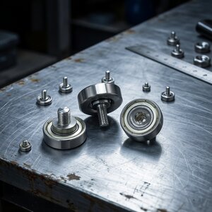 NTBG outer thread bearing steel M3M4M5M6M8M10M10M12 screw bearing BJL non -embroidered steel bolt 304
