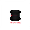 Black silicone soft plastic hypoallergenic personality handsome ear expander auricle ear expander soft pulley 8-20 mm thick