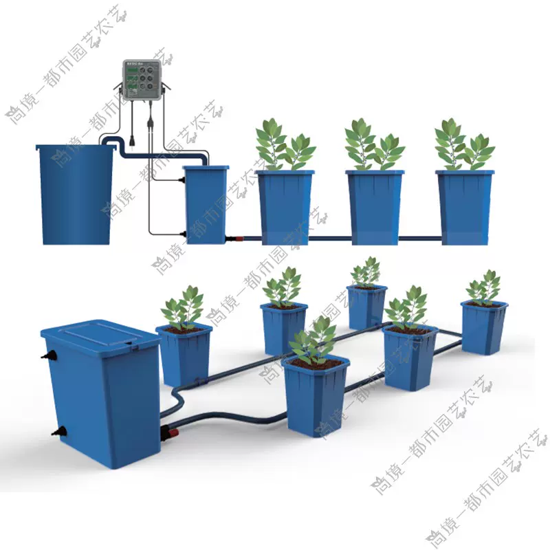 自动循环营养液水培桶无土栽培植物种植智能潮汐水培水耕系统 Taobao