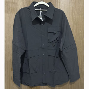 
Anta genuine spring and autumn casual loose, comfortable, fashionable, versatile and breathable couple long-sleeved shirt 172438150U