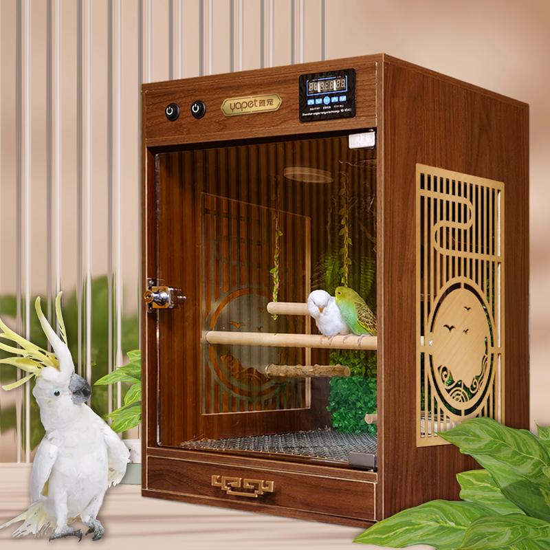 鹦鹉笼保温箱鸟笼子窝大号带抽屉实木虎皮鹦鹉鸟笼子宠物别墅暖风-淘宝网
