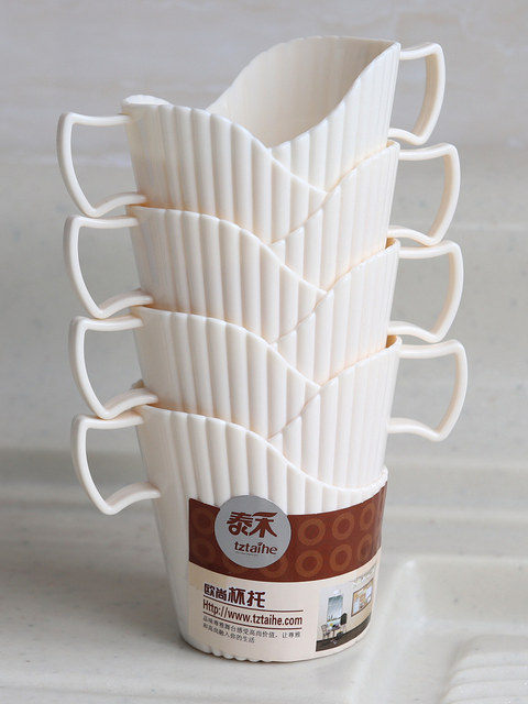 8 cups thickened disposable paper cup support cup anti -hot hand ...