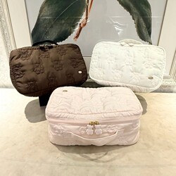 petittrouver bear embroidery storage bag
