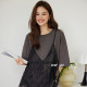 Weiyu large size women's lace suspender T-shirt for women fake two-piece 2025 summer new loose slim suit top for women
