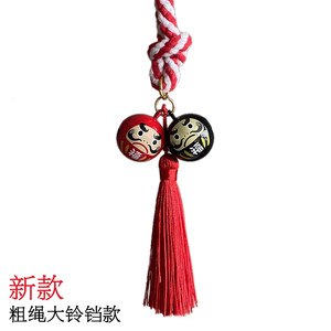 
Japanese red metal Daruma bell car interior decoration pendant car pendant pendant for men and women