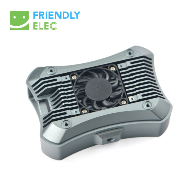Friendly NanoPiM4 All metal Kit RK3399 Mini Host server Virtual Reality Friendly nanopim4 all metal kit rk3399 mini host server virtual reality