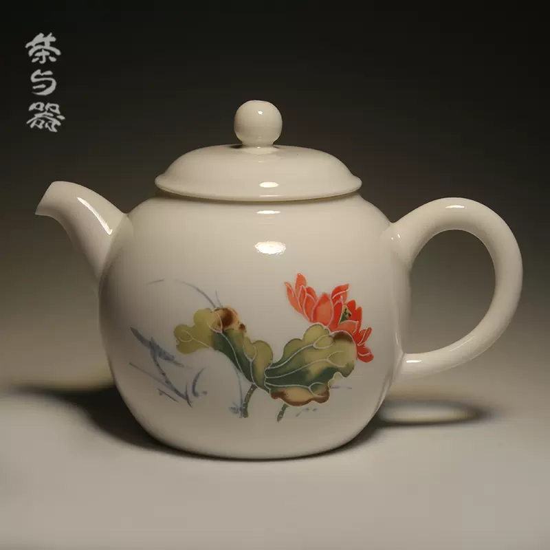 台湾三希陶瓷官方新款A71中式牙白标准壶水平壶泡茶壶茶具