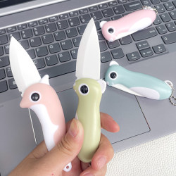 Ceramic Knife, Fruit Knife, Folding Knife, Portable Travel Knife, Ceramic Fruit Knife
