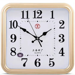14inch Shanghai Silent Wall Clock Simple Modern Clock Living Room Office Wall Clock Home Luminous Quartz Clock