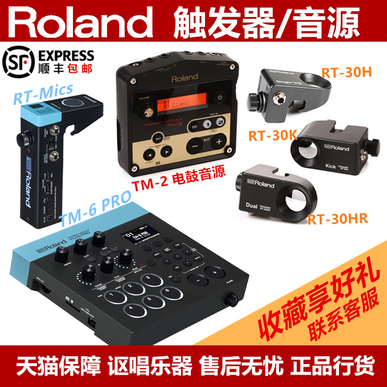 ROLAND ROLAND TM-2 | 6 PRO  巳   RT-30H | HR | K | MICSTONE | ARMY | KICK DRUM TRIGGER -