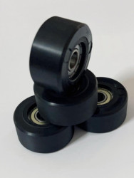 A water-resistance rowing machine roller, wooden rowing machine pulley, bearing wheel, magnetic control rowing machine seat cushion mobile wheel