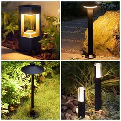 Outdoor Solar Lawn Lamp, Simple Modern Courtyard Lamp, Waterproof Lawn Garden Landscape Lamp, Home Villa Street Lamp