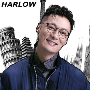 Yu Wenle's same glasses frame men handmade pure titanium myopia glasses Men's tide retro titanium rack personalized literary glasses frame