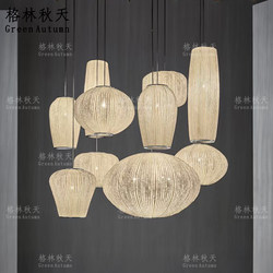 Italian Spokes Villa Chandelier Designer Model Staircase Light, Open-Space Living Room Light, Dining Room Minimalist Decorative Chandelier