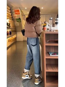 
Pregnant women jeans autumn 2025 new styles of loose harem pants for women spring, autumn, autumn, summer fashion trousers winter clothes