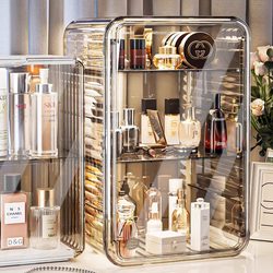 Japanese Imported Large-Capacity Storage Rack Dust-Proof Box for Dressing Table, Perfume, Skin Care Products, Cosmetics, Lotion Storage Box