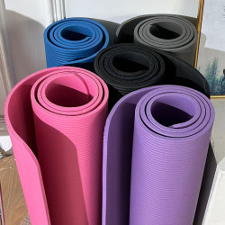 Yoga Mat, Non-Slip, Thickened, Indoor Home Fitness Exercise, Shock-Absorbing, Silent, Men's Fitness Mat, Women's Extra-Large and Extra-Wide
