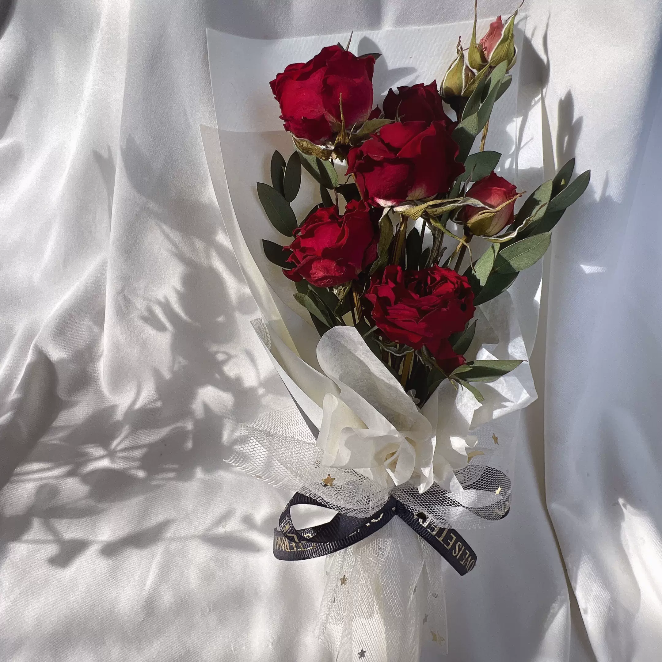 玫瑰罗曼史 干花北欧ins小花束装饰定制生日礼物女客厅居家