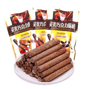 灵光巧克力味棒8090后儿时怀旧小吃零食品12克风味休闲批发