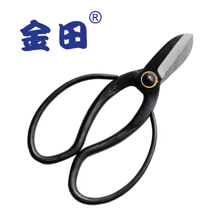 日本金田全钢插花剪刀修花剪园艺剪修枝剪花艺剪