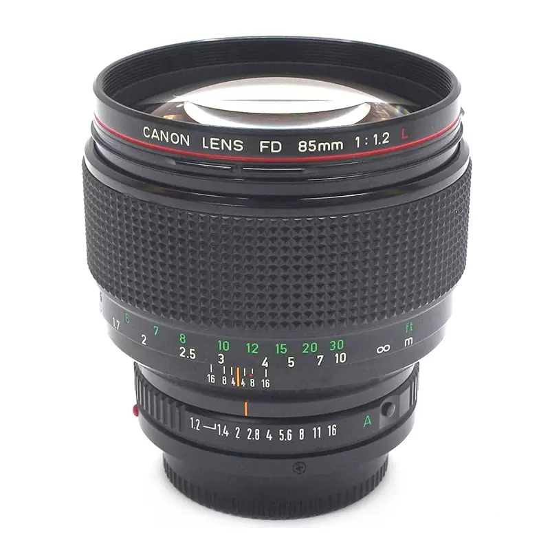 良品Canon 佳能New FD 85mm F1.2 L 红圈85/1.2 人像手动镜头-Taobao