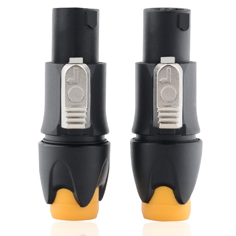 四芯卡侬头nl4fc 专业音响插头 音箱卡农头功放调音台4心欧姆接头