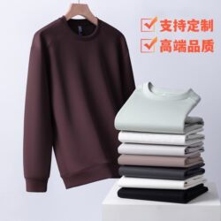 Heavyweight Crewneck Fleece Sweatshirt Trendy Brand Sports Oversized Pullover Casual Jacket DIY Custom Printed Logo