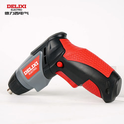 Delixi Electric Screwdriver Multi-Function Rechargeable Screwdriver Small Screwdriver Lithium Battery Tool Set Electric Drill