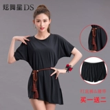 Летняя юбка, черная спортивная одежда, платье, мини-юбка, свободный крой