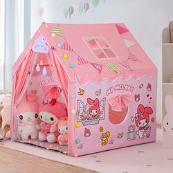 Children's Tent Indoor My Melody Girl's Toy House Toy Small House Princess Separate Sleeping Area Baby Birthday Gift