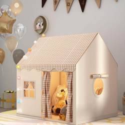 Children's Indoor Tent, Children's Birthday Gift, 3-9 Years Old, Dreamy Princess Castle, Baby Playhouse, Separate Bed for Sleeping